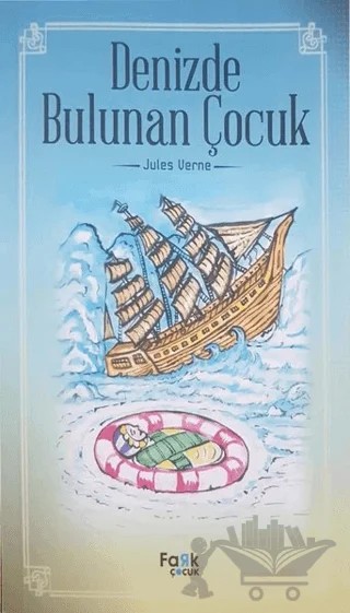 Denizde Bulunan Çocuk – Jules Verne – Fark Yayınları kitap kapağı