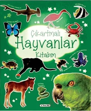 Çıkartmalı Hayvanlar Kitabım – Kolektif – Civciv kitap kapağı