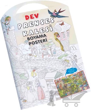 Prenses Kalesi Dev Boyama Posteri – Kolektif – 0-6 Yaş Yayınları kitap kapağı