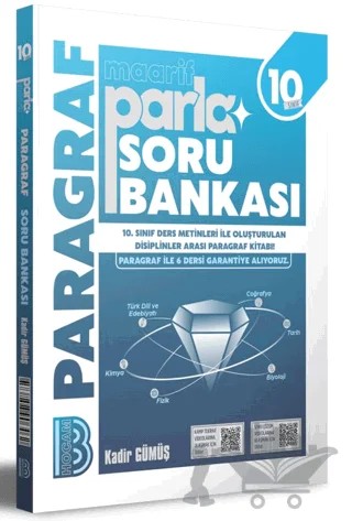 10. Sınıf Maarif Paragraf Soru Bankası – Kadir Gümüş – Benim Hocam Yayınları kitap kapağı