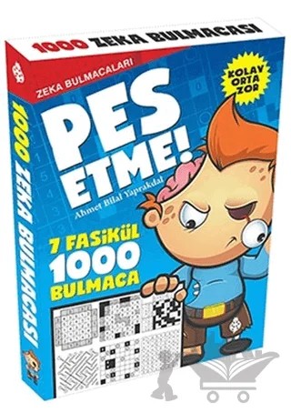 Pes Etme! - Zeka Bulmacaları – Ahmet Bilal Yaprakdal – Uğurböceği Yayınları kitap kapağı