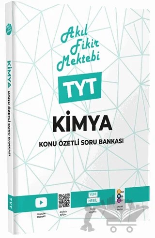 TYT Kimya Konu Özetli Soru Bankası – Kolektif – Akıl Fikir Mektebi kitap kapağı