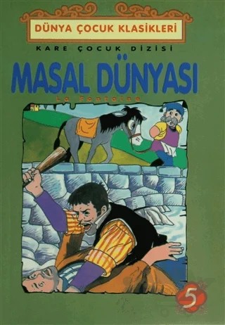 Masal Dünyası 5 – Jean de la Fontaine – Kare Yayınları kitap kapağı