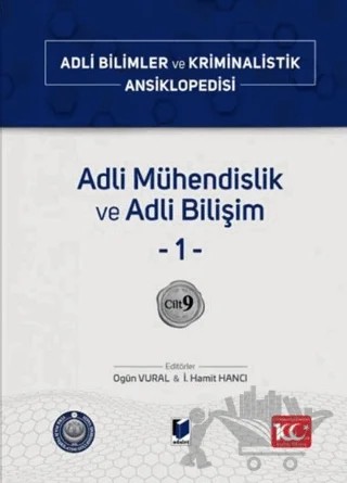 Adli Mühendislik ve Adli Bilişim –1– Cilt 9 – Kolektif – Adalet Yayınevi kitap kapağı