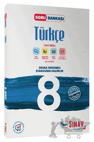 8. Sınıf Türkçe Soru Bankası – Kolektif – Sınav Yayınları kitap kapağı