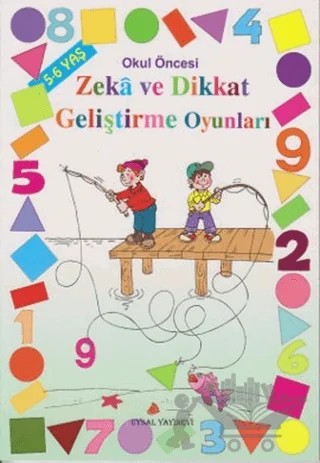 Okul Öncesi Zeka ve Dikkat Geliştirme Oyunları - 5-6 Yaş – Kolektif – Uysal Yayınevi kitap kapağı