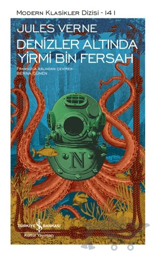 Denizler Altında Yirmi Bin Fersah – Jules Verne – İş Bankası Kültür Yayınları kitap kapağı