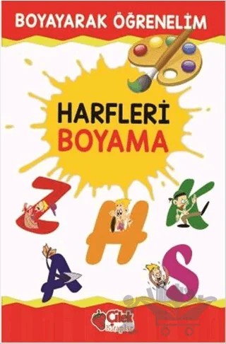Harfleri Boyama – Kolektif – Çilek Kitaplar kitap kapağı
