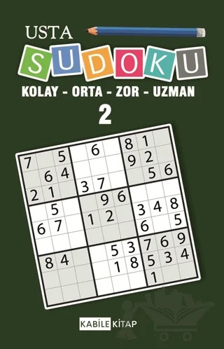 Usta Sudoku 2 – Kolektif – Kabile Kitap kitap kapağı