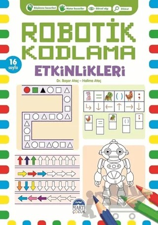 Robotik Kodlama Etkinlikleri - 5 – Başar Ataç, Halime Ataç – Martı Çocuk Yayınları kitap kapağı