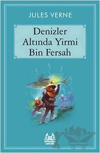 Denizler Altında Yirmi Bin Fersah – Jules Verne – Arkadaş Yayınları kitap kapağı