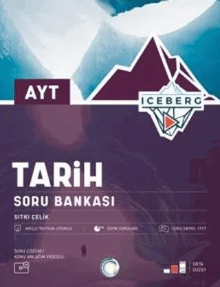 AYT Iceberg Tarih Soru Bankası – Sıtkı Çelik – Okyanus Yayınları kitap kapağı