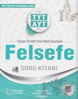 TYT AYT Felsefe Soru Kitabı – Zarife Sakarya, Figen Uygur Melekoğlu – Palme Yayınları kitap kapağı