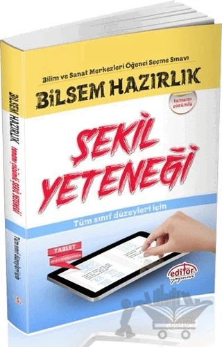 Editör Bilsem Şekil Yeteneği Tüm Sınıflar İçin – Kolektif – Editör Yayınevi kitap kapağı