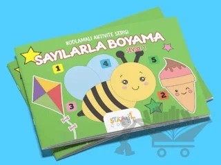 Kodlamalı Aktivite Serisi - Sayılarla Boyama Kitabı - Seviye 1 – Kolektif – Staau Çocuk kitap kapağı