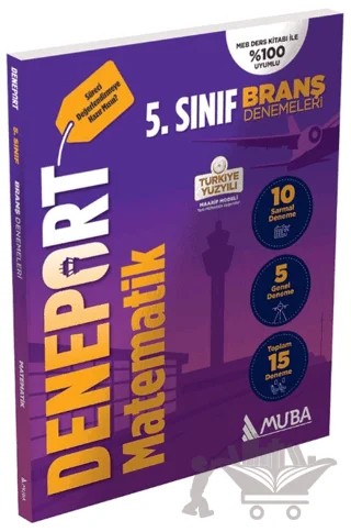 5. Sınıf Deneport Matematik Branş Denemesi – Kolektif – Muba Yayınları kitap kapağı