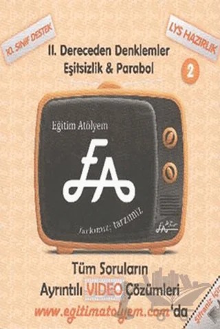 İkinci Derece Denklemler Eşitsizlik Parabol 2 – Merve Çelenk – Karma Kitaplar kitap kapağı