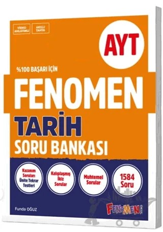 AYT Tarih Soru Bankası – Kolektif – Fenomen Yayınları kitap kapağı