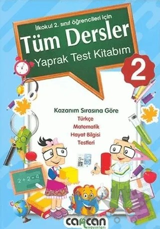 2. Sınıf Tüm Dersler Yaprak Test – Kolektif – Cancan Yayınları kitap kapağı