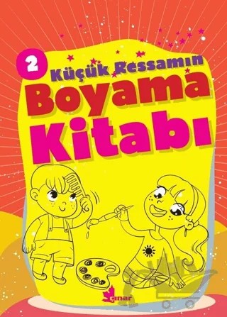 Küçük Ressamın Boyama Kitabı - 2 – Kolektif – Çınar Yayınları kitap kapağı