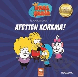 Afetten Korkma! - Kral Şakir İlk Okuma 6 – Varol Yaşaroğlu – Eksik Parça Yayınları kitap kapağı