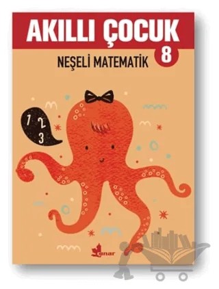 Neşeli Matematik - Akıllı Çocuk 8 – Kolektif – Çınar Yayınları kitap kapağı