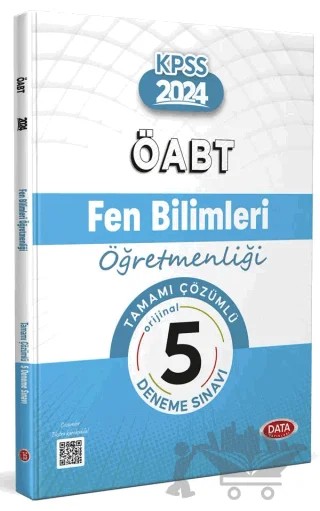 ÖABT 2024 Fen Bilimleri Öğretmenliği Tamamı Çözümlü 5 Deneme Sınavı – Kolektif – Data Yayınları kitap kapağı