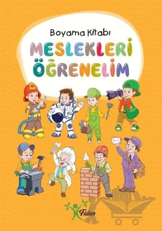 Meslekleri Öğrenelim - Boyama Kitabı – Kolektif – Fidan kitap kapağı