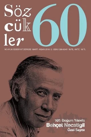Sözcükler Dergisi Sayı: 60 Mart-Nisan 2016 – Sözcükler Yayınları kitap kapağı