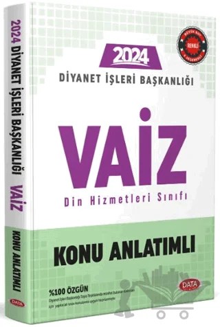 Diyanet İşleri Başkanlığı Vaiz Konu Anlatımlı – Kolektif – Data Yayınları kitap kapağı