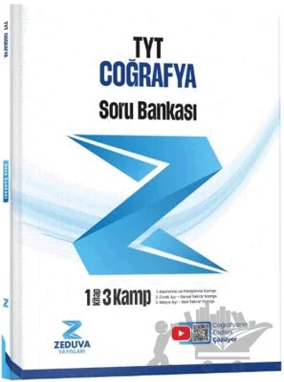 Coğrafyanın Kodları TYT Coğrafya 1 Kitap 3 Kamp Soru Bankası – Yunus Turan – Zeduva Yayınları kitap kapağı