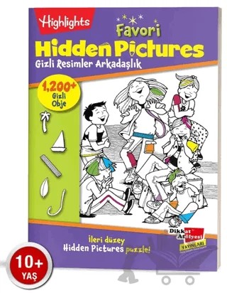 Favori Hidden Pictures - Arkadaşlık Puzzle (Tek Kitap) – Kolektif – Dikkat Atölyesi Yayınları kitap kapağı