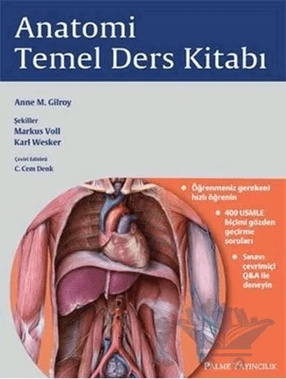 Anatomi - Temel Ders Kitabı – Kolektif – Palme Yayıncılık kitap kapağı