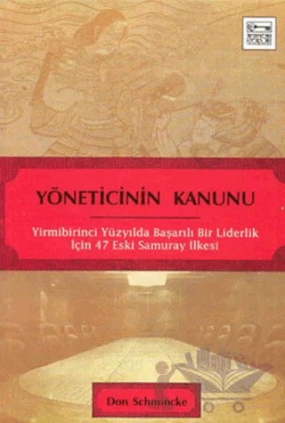 Yöneticinin Kanunu – Don Schmincke – Anahtar Kitaplar Yayınevi kitap kapağı