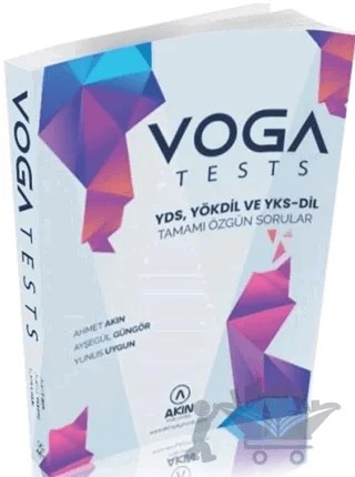 Voga Tests YDS - YÖKDİL ve YKS-DİL Tamamı Özgün Sorular – Ahmet Akın, Ayşegül Güngör, Yunus Uygun – Akın Dil Eğitim kitap kapağı