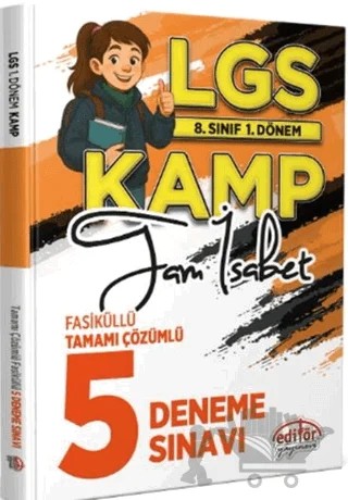 8. Sınıf 1. Dönem LGS Kamp Hızlı Tekrar Özet Anlatım – Kolektif – Editör Yayınevi kitap kapağı