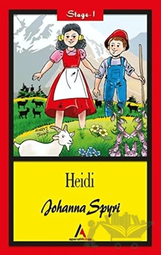 Heidi - Stage 1 – Johanna Spyri – Aperatif Kitap Yayınları kitap kapağı
