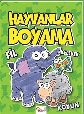 Hayvanlar Boyama – Kolektif – Pitaya Yayınevi kitap kapağı
