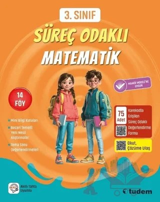 3. Sınıf Süreç Odaklı Matematik – Kolektif – Tudem Yayınları - Bayilik kitap kapağı