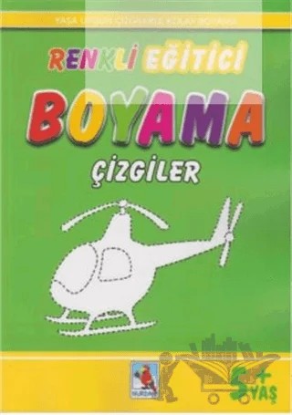 Renkli Eğitici Boyama 5+ Yaş – Kolektif – Nurdan Yayınları kitap kapağı