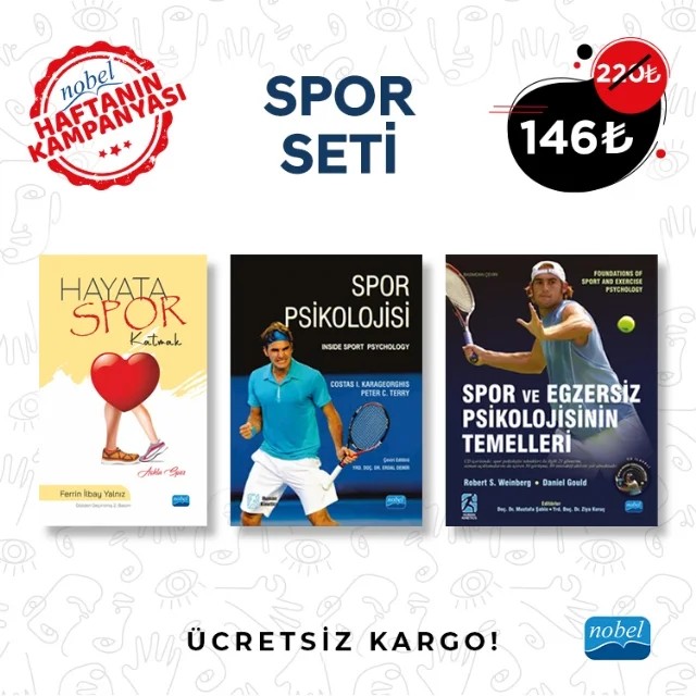 SPOR SETİ – Robert S. Weinberg Daniel Gould, Costas I. KARAGEORGHIS - Peter C. TERRY - Human Kinetics, Ferrin İlbay Yalnız – Haftanın Kampanyası kitap kapağı