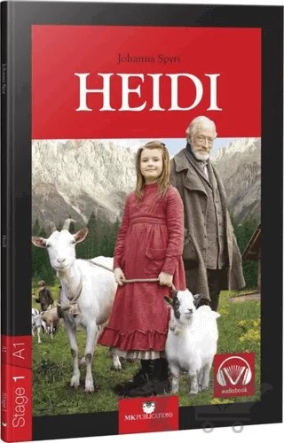 Heidi - Stage 1 - İngilizce Hikaye – Johanna Spyri – MK Publications kitap kapağı