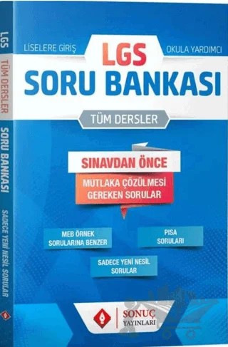 LGS Tüm Dersler Soru Bankası – Kolektif – Sonuç Yayınları kitap kapağı