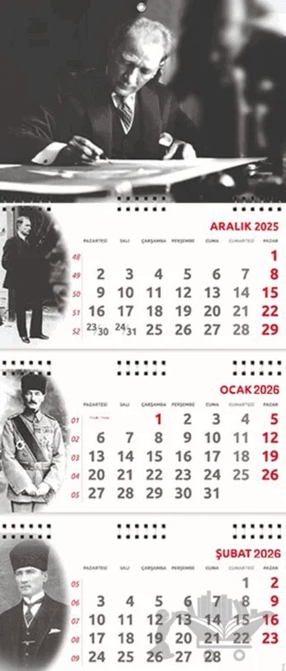 2026 Atatürk Gemici Duvar Takvimi - İmza – Kolektif – Halk Kitabevi kitap kapağı