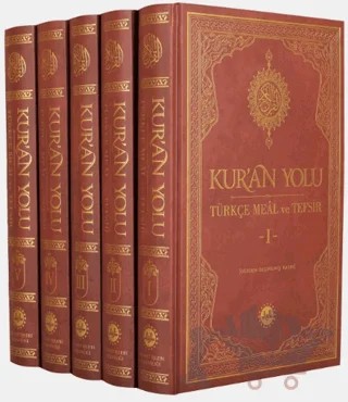Kur'an Yolu Türkçe Meal ve Tefsir (5 Cilt Takım) – Hayreddin Karaman, Mustafa Çağrıcı, İbrahim Kafi Dönmez, Sadrettin Gümüş – Diyanet İşleri Başkanlığı kitap kapağı