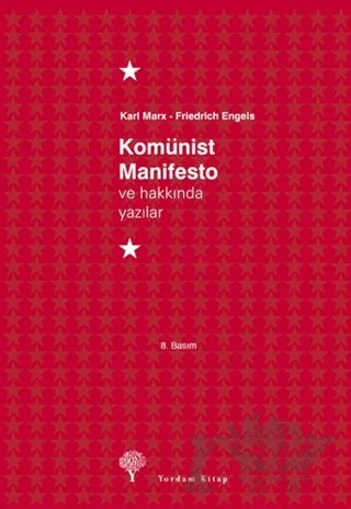 Komünist Manifesto ve Hakkında Yazılar – Friedrich Engels, Karl Marx – Yordam Kitap kitap kapağı