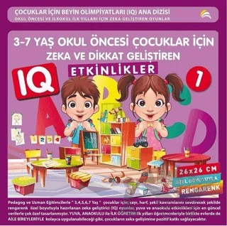 3-7 Yaş Okul Öncesi Çocuklar İçin Zeka ve Dikkat Geliştiren Etkinlikler 1 – Bahar Çelik – Ekinoks Yayın Grubu kitap kapağı