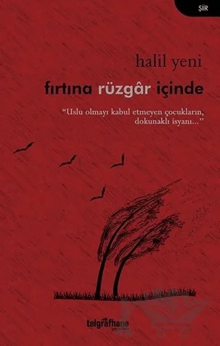 Fırtına Rüzgar İçinde – Halil Yeni – Telgrafhane Yayınları kitap kapağı
