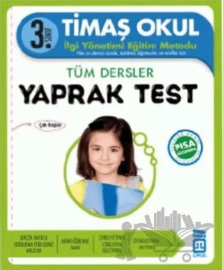3. Sınıf Tüm Dersler Yaprak Test – Celal Akbaş – Timaş Yayınları kitap kapağı
