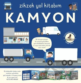 Zikzak Yol Kitabım - Kamyon – Kolektif – İndigo Çocuk kitap kapağı